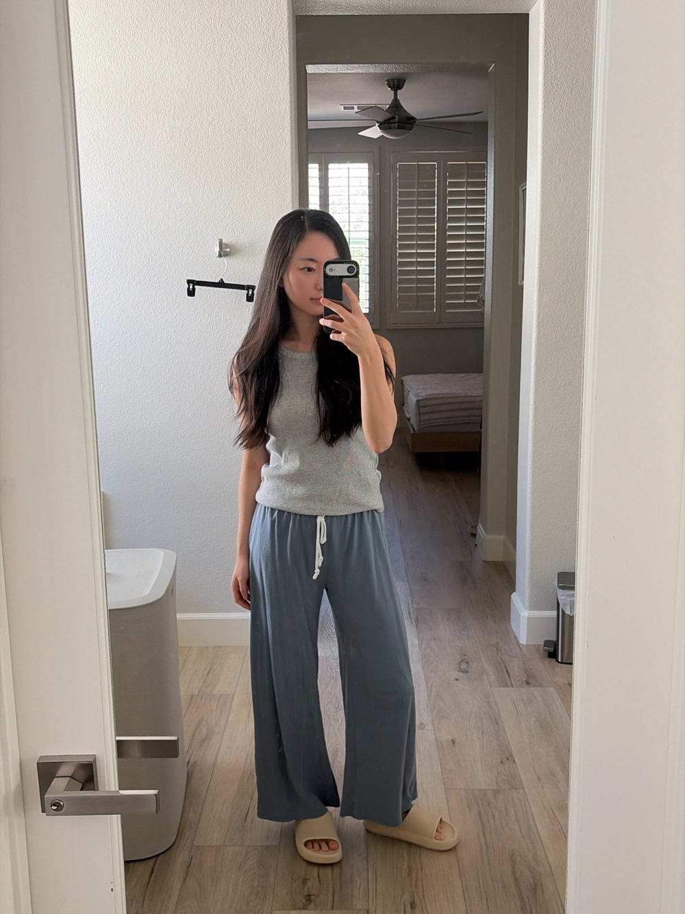 Brandy Melville Anastasia Pants – Dusty Blue
